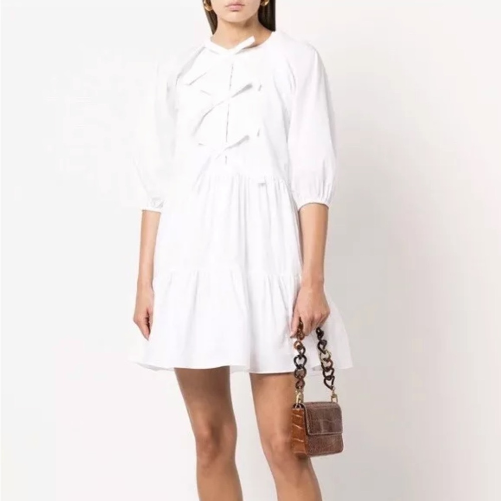 Cinq à Sept White Mini Dress